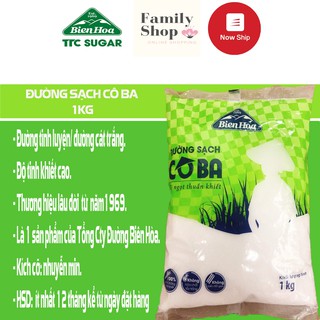 [Hàng Chính Hãng] 1 Kg Đường Sạch Cô Ba/ Đường Tinh Luyện TTC Trading