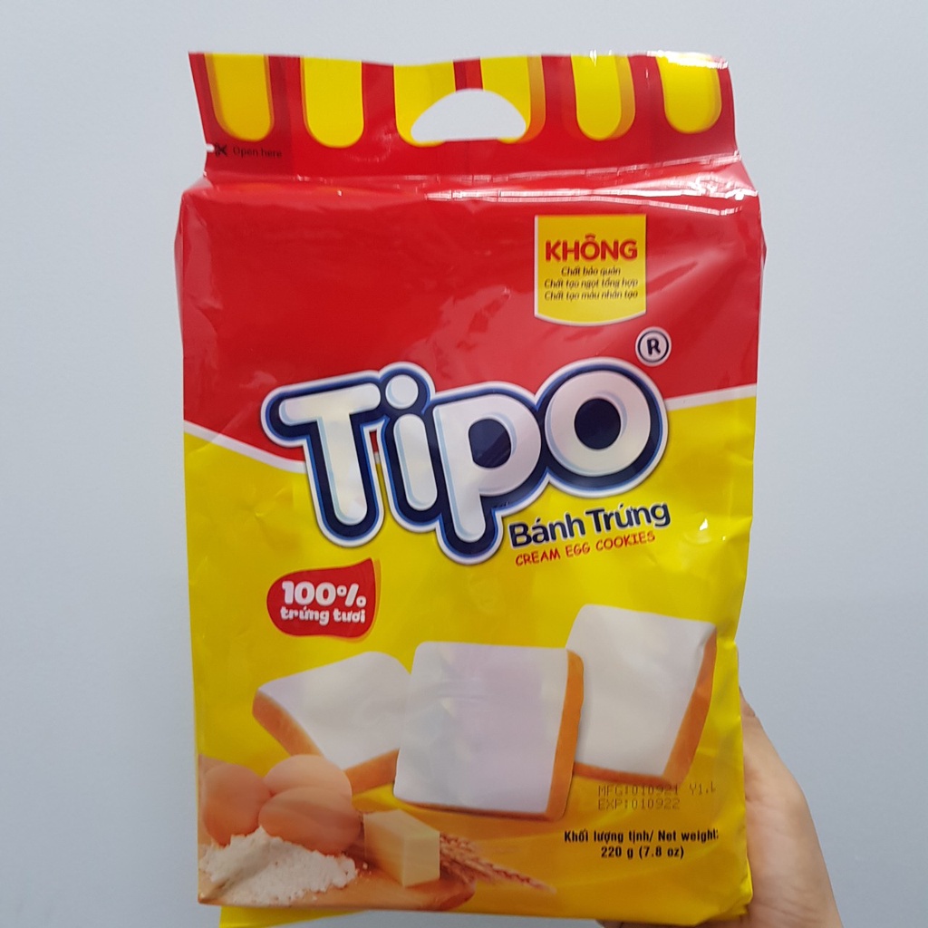 BÁNH TRỨNG TIPO - gói 115gr