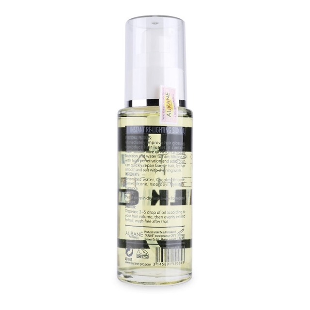 [Chính hãng] [Siêu rẻ] Tinh dầu bóng mượt tóc Aurane Re-Lighting Silk Oil 100ml