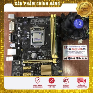 (giá khai trương) Combo Main H81 Socket 1150 + G3240 + Ram 4G DDR3 bôi sẵn keo Tặng Fan zin 95