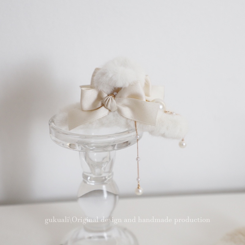 Kẹp tóc hình nơ phối tua rua phong cách thời trang Nhật Hàn dành cho nữ