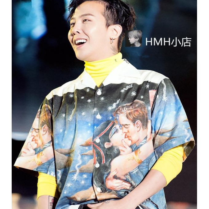 Áo dài tay cổ chữ R cosplay giống GDragon