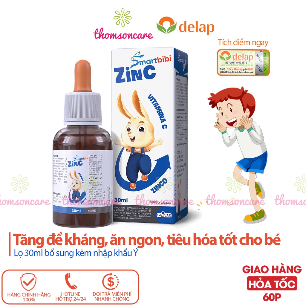 D3 K2 Lineabon hấp thụ Canxi, Hartus Canxi giúp tăng chiều cao cho bé kết hợp Zinc Smartbimbi, Ocean Wellkids Iron
