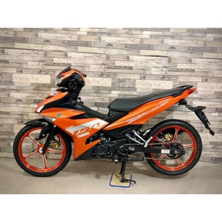 Tem rời Exciter 150 cam bạc chế cover