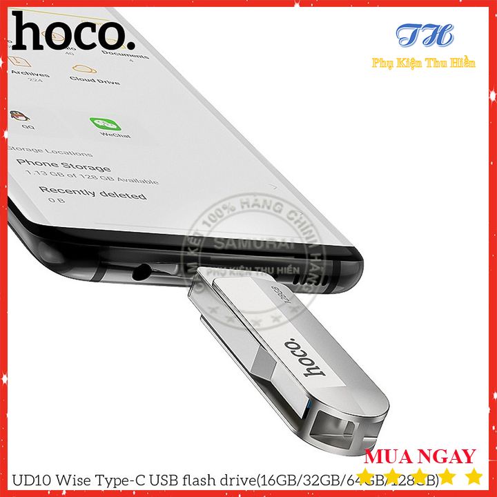 Thiết Bị Lưu Trữ USB Hai Đầu (USB+ Type-C) Hoco UD10 loại 3.0 16/32/64GB Tốc Độ Ổn Định - Chính Hãng - Bảo Hành 5 Năm