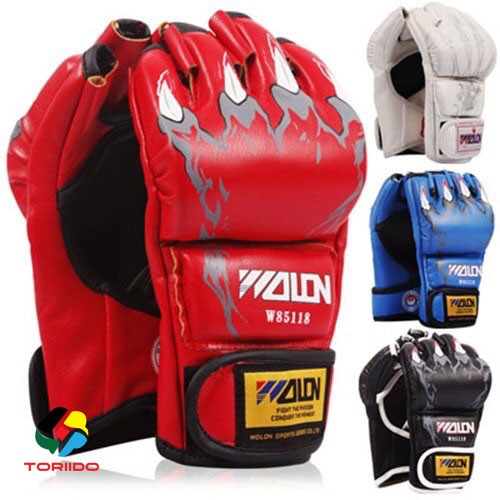 Găng tay đấm bốc MMA Walon hở ngón - dành cho các môn boxing, kickboxing, mma, muay, võ đối kháng