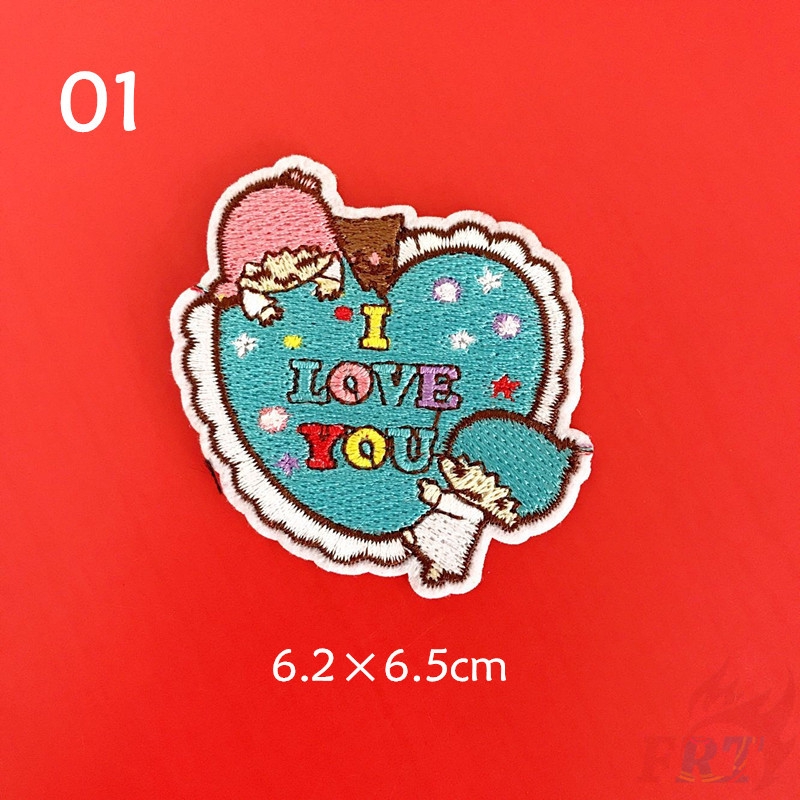 Miếng vá quần áo thêu / ủi hình hoạt hình Sanrio dễ thương
