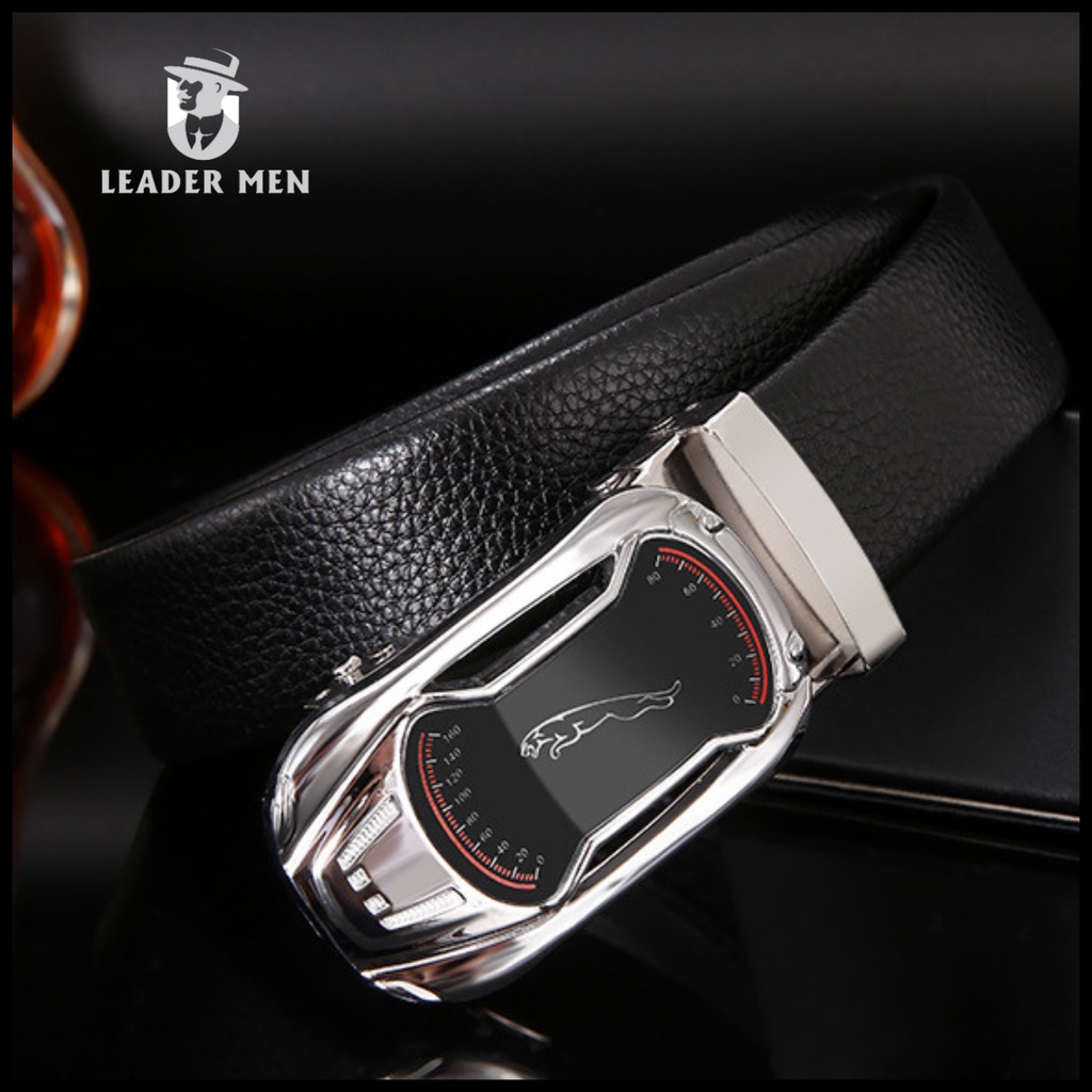 Thắt Lưng Nam Chất Liệu Da Cao Cấp TLK5-01 Khóa Tự Động - Dây Nịt Da Nam Thời Trang Khóa Mặt Đồng Hồ - LeaderMen