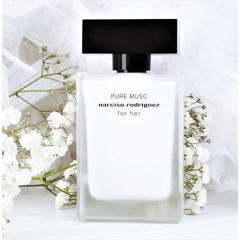 Nước hoa Pure Musc Narciso Rodriguez For Her Trắng 50ml - Sức lôi cuốn đỉnh cao từ Xạ Hương & hoa trắng - Hàng có sẵn