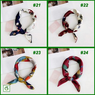 Khăn lụa turban vuông satin 50x50cm 17-30