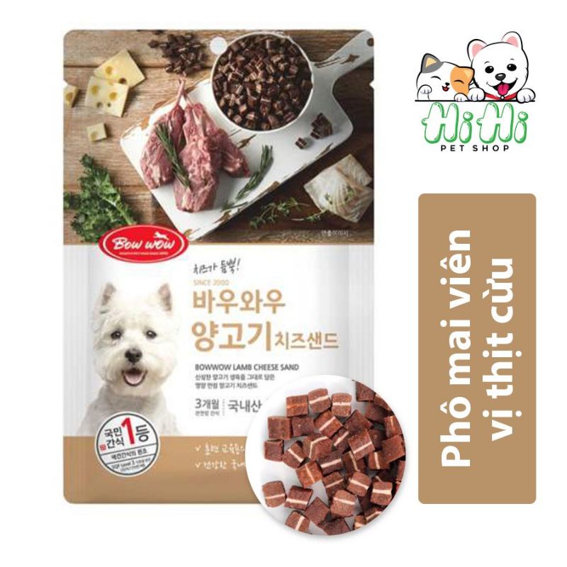 Bánh thưởng cho chó Bow Wow - vị thịt cừu - 100g