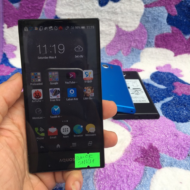 [Freeship toàn quốc từ 50k] Điện thoại xách tay Nhật Sharp SHV31 màn 4.6 inch ram 2Gb/16Gb