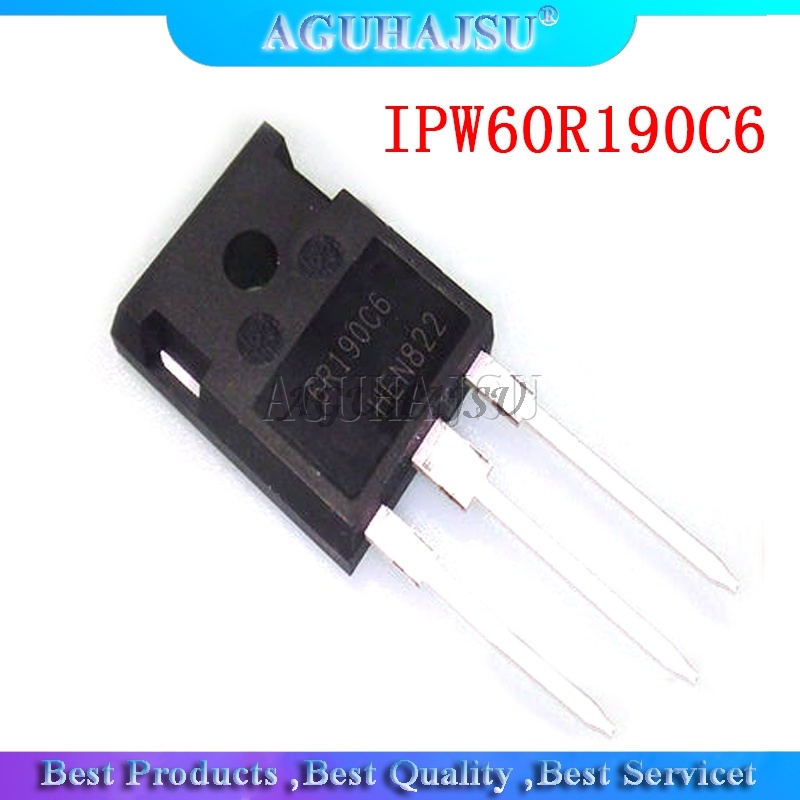 5 pçs / sen 6R190C6 IPW60R190C6 20A 600V dòng điện cao FET autêntico e nguyên bản