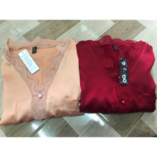 Combo hai bộ lụa phối ren