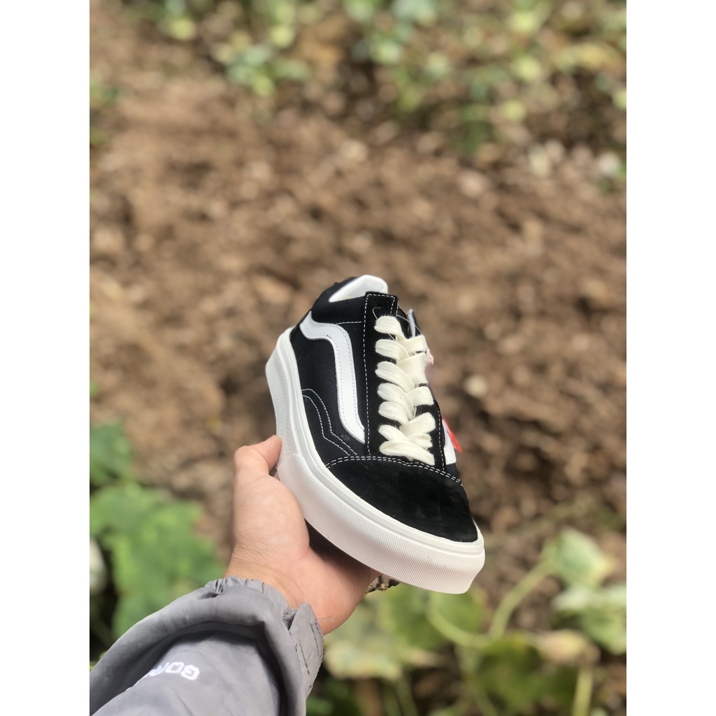 [Xả Hàng] Vans Vault Style Old Skool Đen Thấp