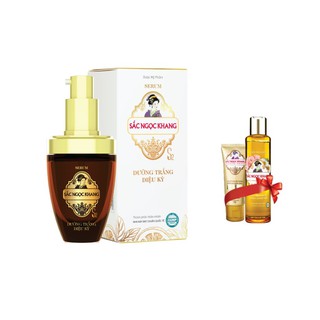 Bộ sản phẩm Serum dưỡng trắng Sắc Ngọc Khang (tặng kèm nước hoa hồng và sữa rửa mặt Sắc Ngọc Khang)
