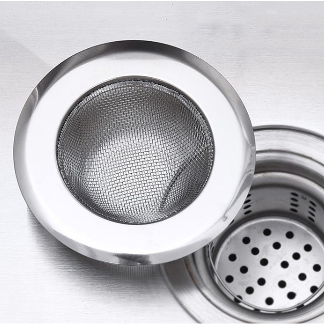 Dụng cụ lọc rác bồn rửa chén inox loại đẹp