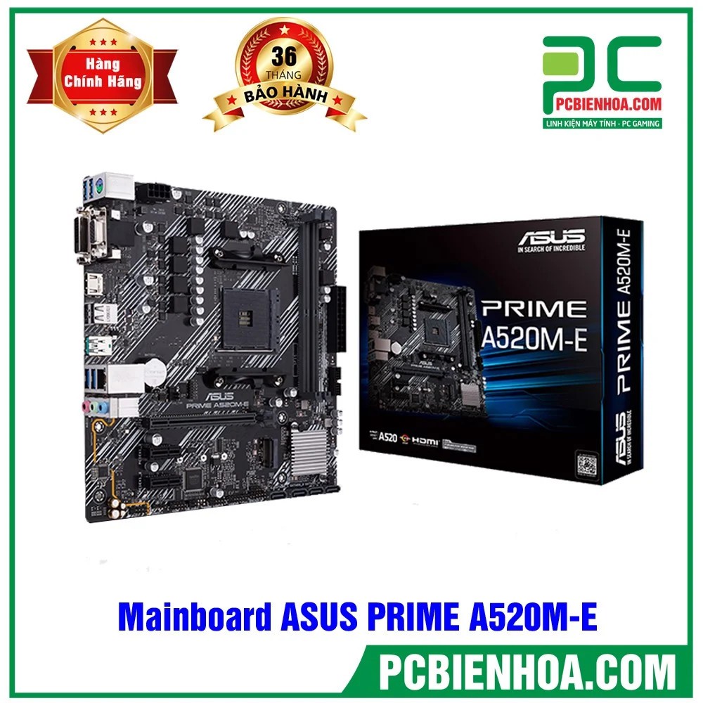 MAINBOARD ASUS PRIME A520ME ( AM4 / MATX / 2XDDR4 )