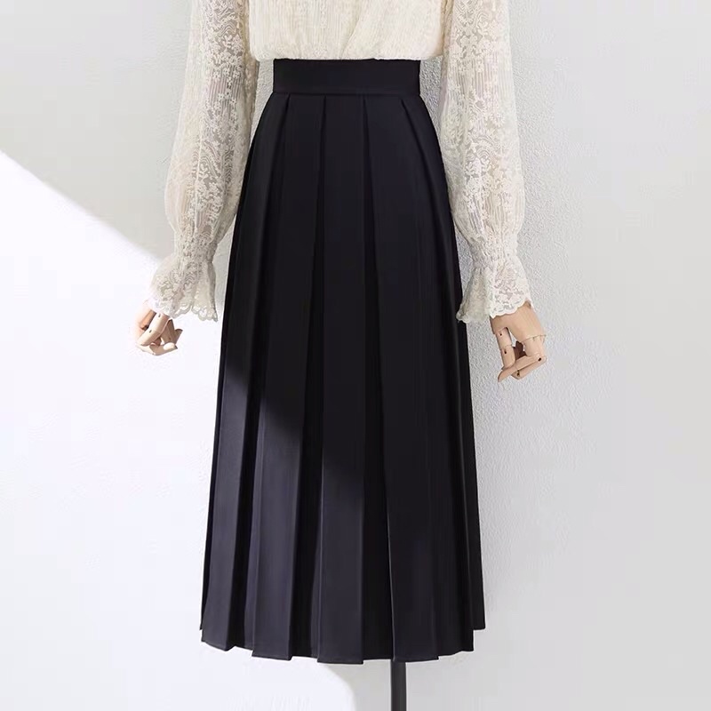 Chân váy xếp ly midi Uimeecloset chất liệu Mango mềm mại CV02 | BigBuy360 - bigbuy360.vn