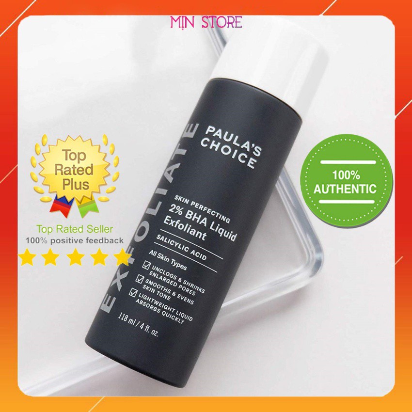 Dung dịch loại bỏ tế bào chết Paula's Choice Skin Perfecting 2% BHA Liquid Exfoliant 30ml