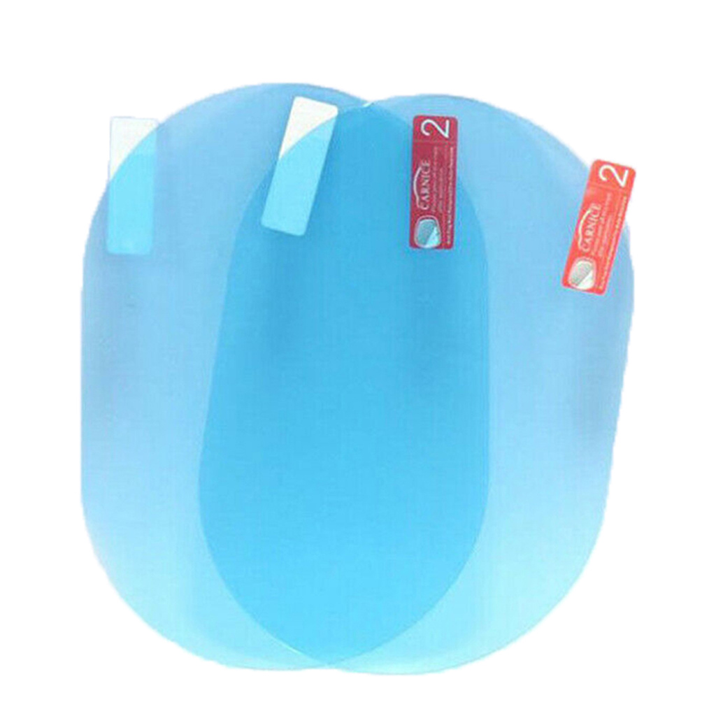 Set 2 miếng dán gương chiếu hậu hình oval chống bám hơi nước chống thấm nước