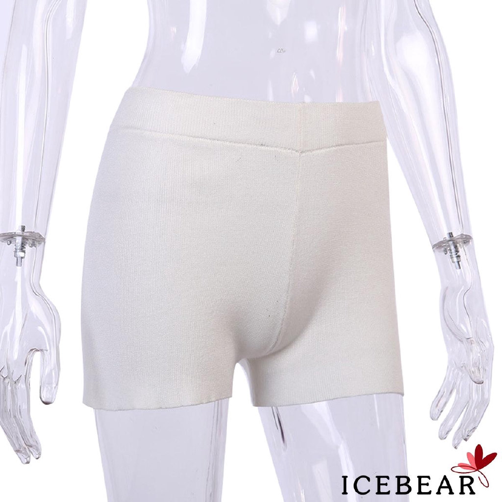 Quần Short Nữ Dệt Kim Màu Trơn Gợi Cảm