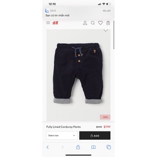 quần hm đen authentic 100%
