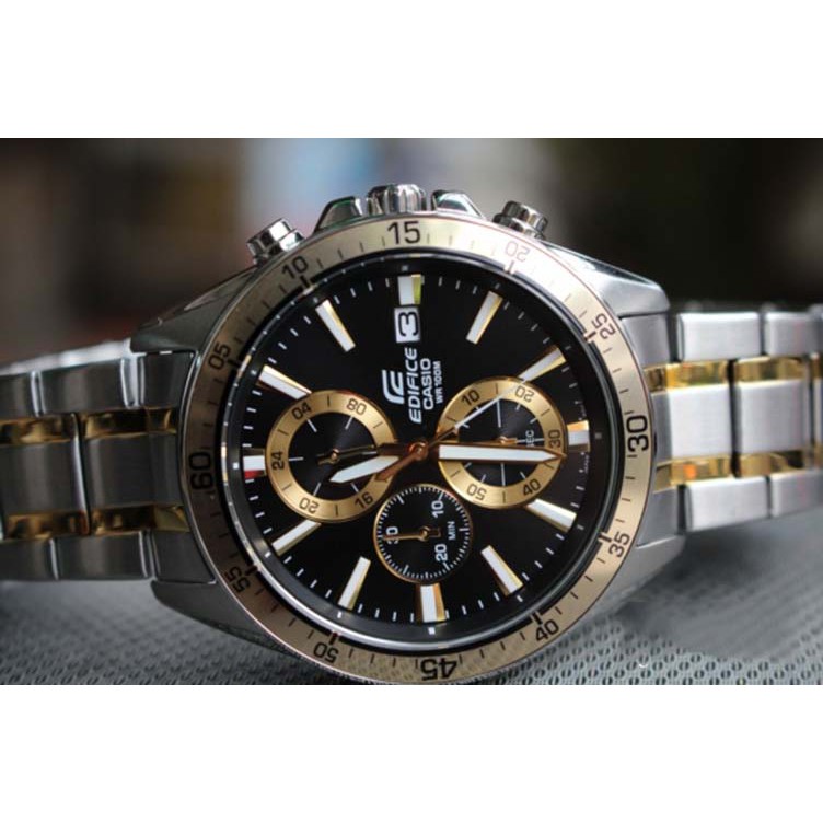 Đồng hồ nam Casio edifice chính hãng EFR-546, dây kim loại.