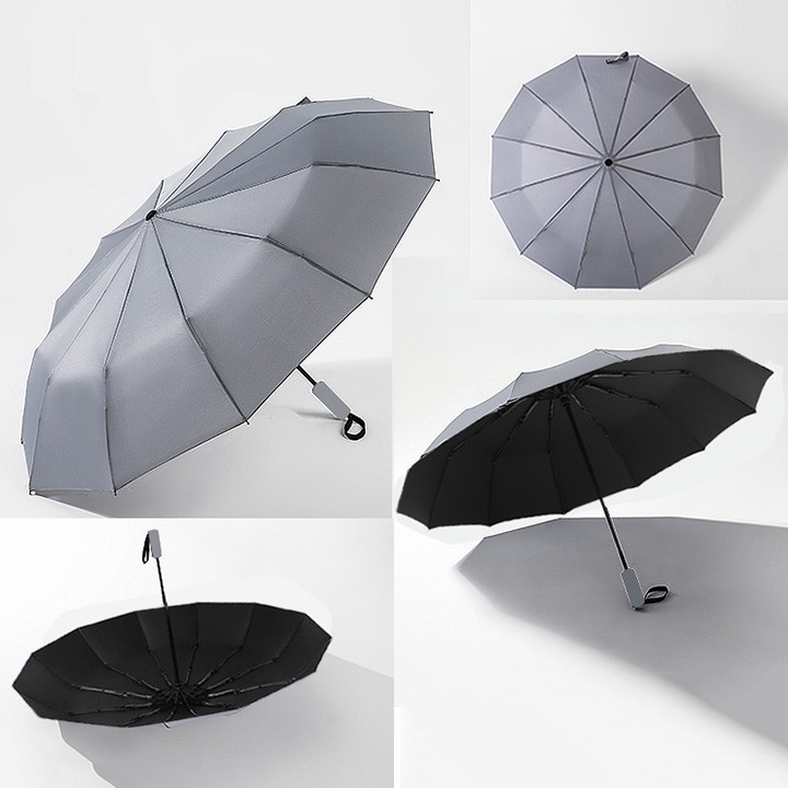 Dù che mưa phủ lớp chống tia UV 2 lớp gấp gọn , ô chống nắng chất lượng cao 88321