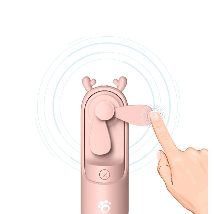 Quạt cầm tay Xiaomeng - Quạt cầm tay mini phun sương | BigBuy360 - bigbuy360.vn