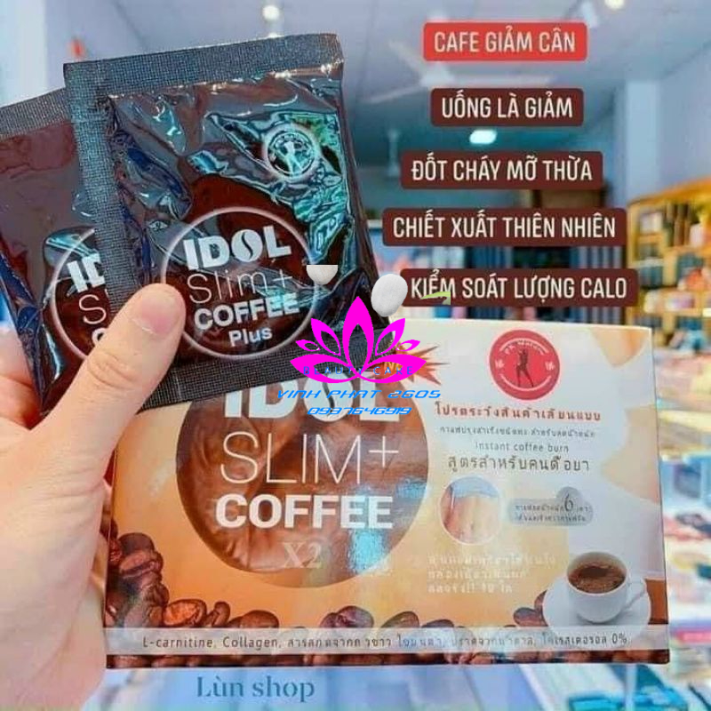 []CHÍNH HÃNG Y NHƯ HÌNH]CÀ PHÊ GIẢM CÂN IDOL SIM X2 COFFEE CHUẨN 1000%