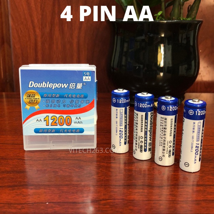 Combo 8 pin tiểu sạc AA dung lượng 1200mAh-Bảo hành 6 tháng-CAM KẾT VỀ CHẤT LƯỢNG