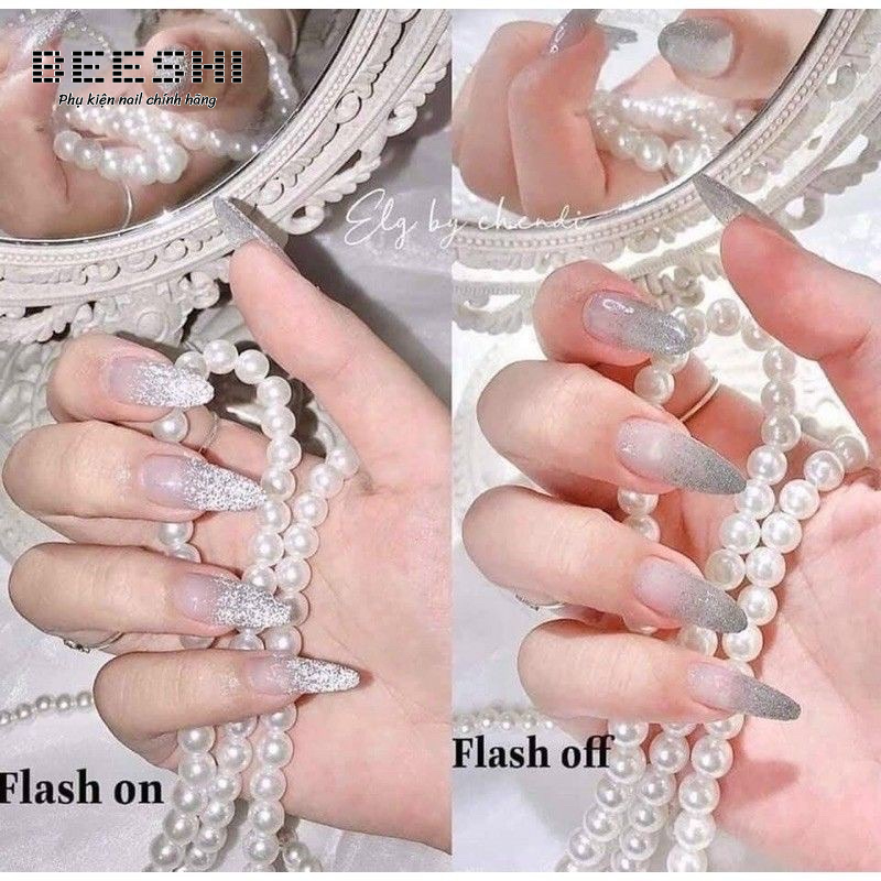 Sơn gel kim tuyến sơn nhũ flash siêu sáng b281 hàng loại 1-beeshi shop nail