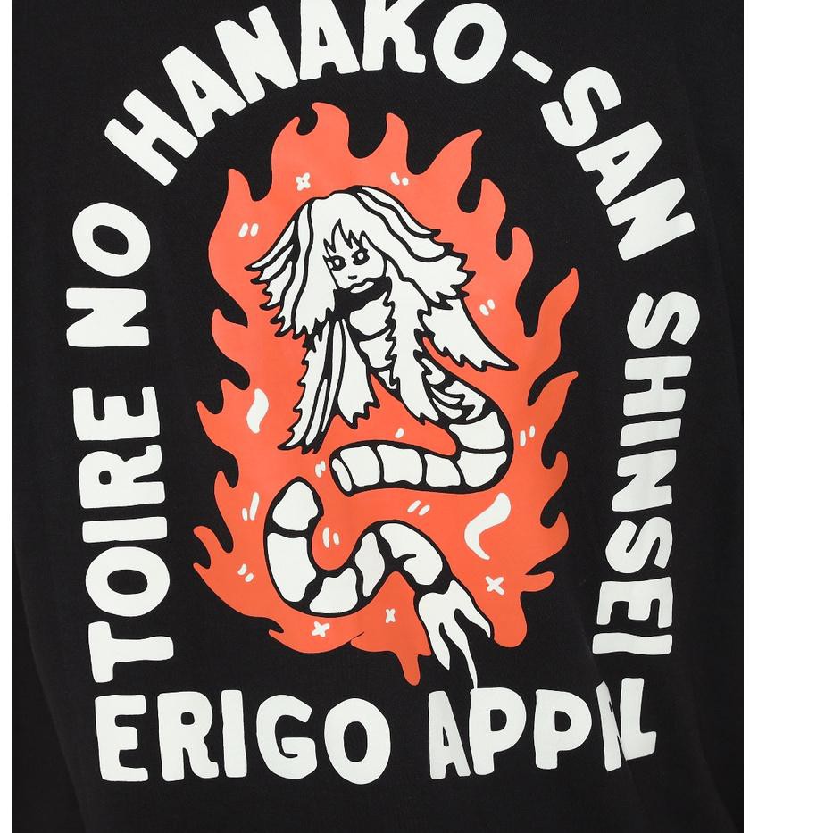 Áo Thun In Chữ Toire Hanako Màu Đen Thời Trang Xu Hướng Mới Nhất Tr1Ms