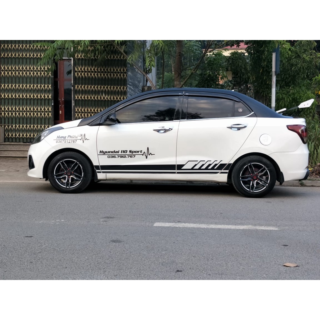 Tem trang trí nhẹ i10 thể thao nhẹ nhàng