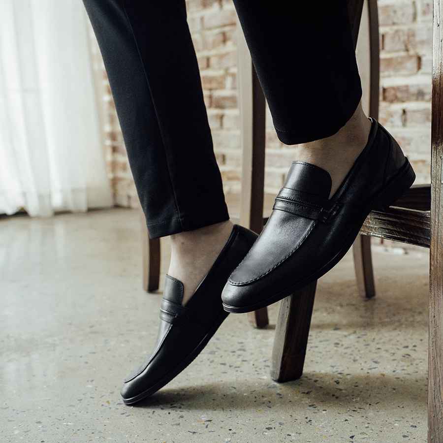 Giày Da Nam LAFORCE Penny Loafer GNLAMJ238-F1-D Tặng Tất Nam Cao Cấp