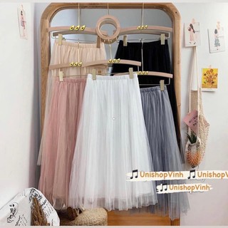 Ảnh thật chân váy công chúa tutu 2 lớp lưới