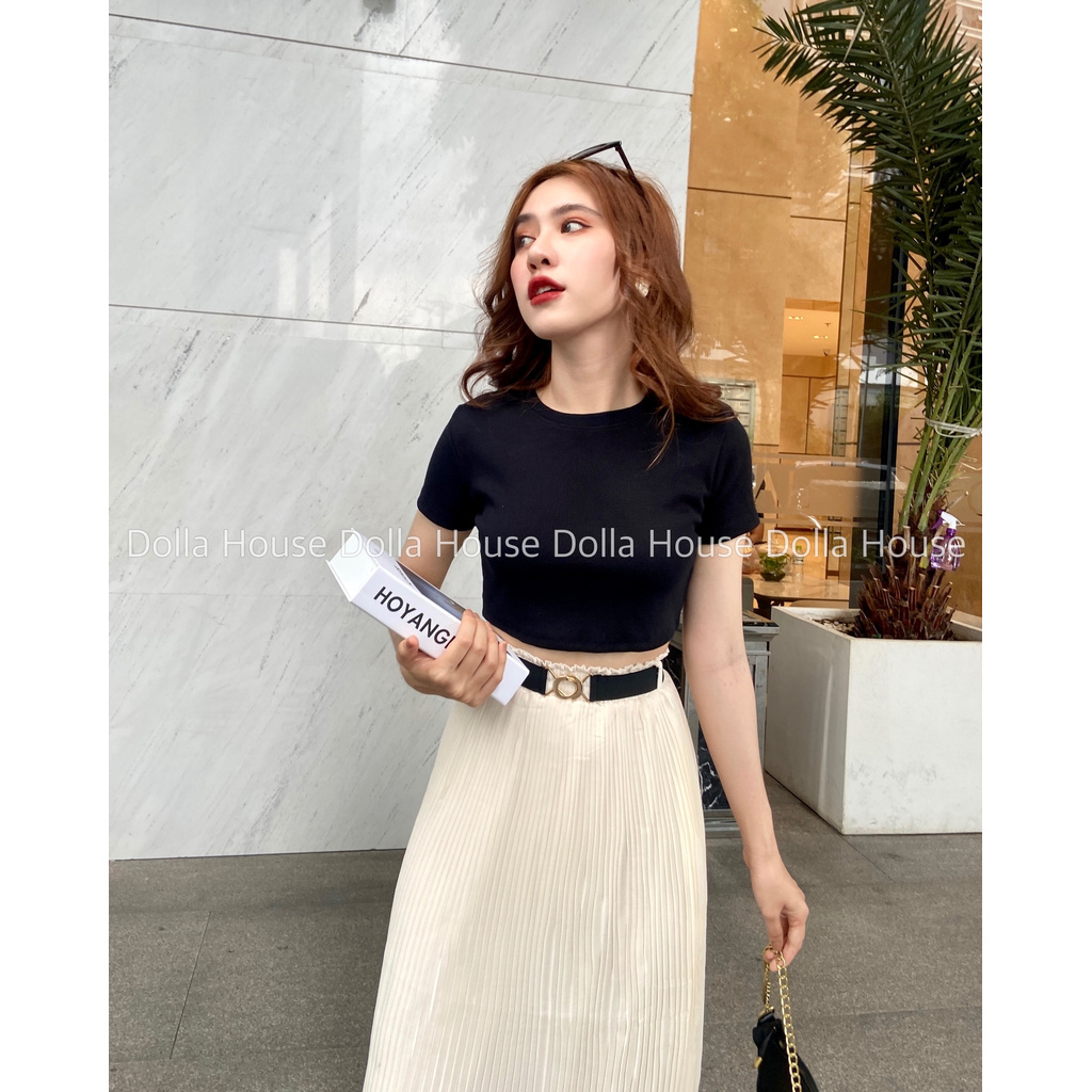 Chân Váy Bánh Bèo Ren Dập Ly Kèm Nịt ĐenThời Trang mẫu 467 | BigBuy360 - bigbuy360.vn