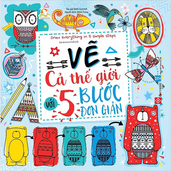 Sách - Combo Draw Kawaii + Everything In 5 Simple Steps - Vẽ Theo Phong Cách Kawaii + Cả Thế Giới Với 5 Bước Đơn Giản