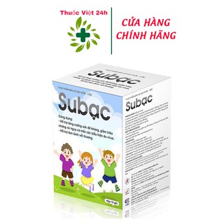 Cốm Subạc - Hỗ trợ tăng cường sức đề kháng, giảm triệu chứng và nguy cơ mắc các biểu hiện do virus