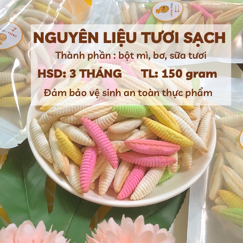 Bánh Men Sâu Đuông Thơm Ngon Béo Ngậy Ăn là Ghiền | Ăn vặt Jamay Food