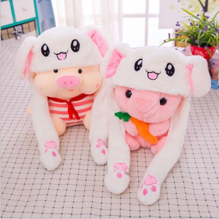 Mũ Thỏ Giật Tai Theo Nhạc (Mũ Thỏ Idol)