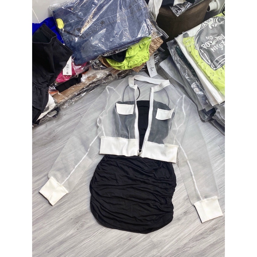 áo khoác nhẹ voan kiếng đẹp ảnh thật u