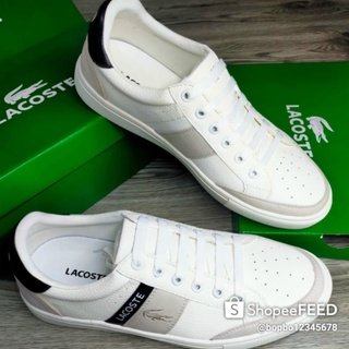 Giày dây Lacoste Courtlinee basic đế bằng