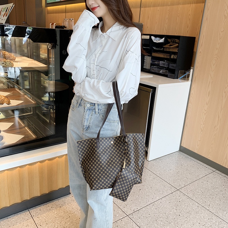 Set Túi Xách Đeo Vai Sức Chứa Lớn Thời Trang Cho Nữ