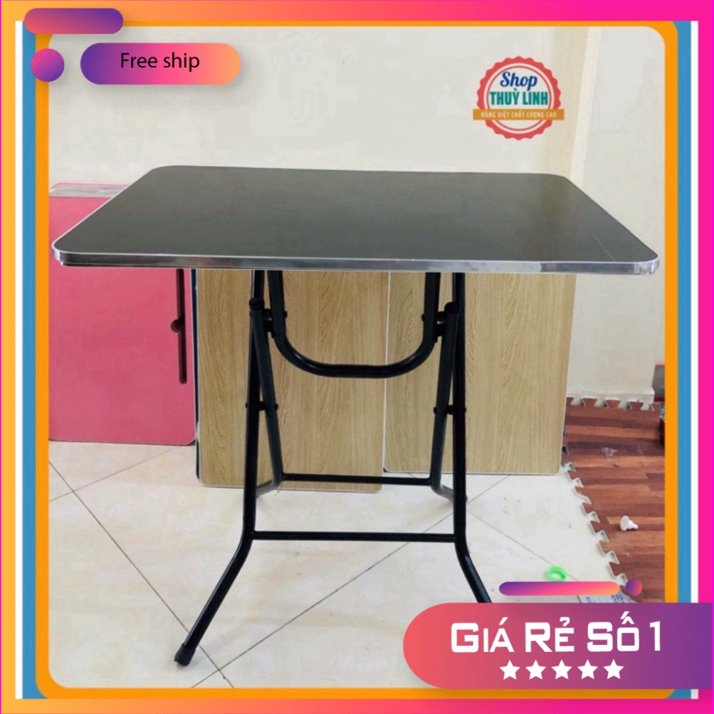 Bàn học bàn lao lực gấp chân cao 75cm sơn tĩnh điện siêu bền