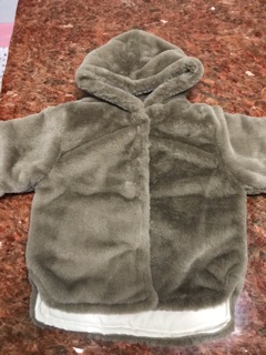 Hàng đẹp  áo khoác lót lông đuôi tôm tai thỏ cho bé trai bé gái  kèm ảnh - ảnh sản phẩm 4