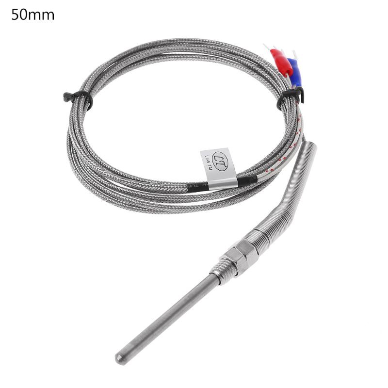 Dây dò cảm biến nhiệt bằng thép không gỉ dài 2M cỡ 50mm/ 100mm/ 150mm/ 200mm