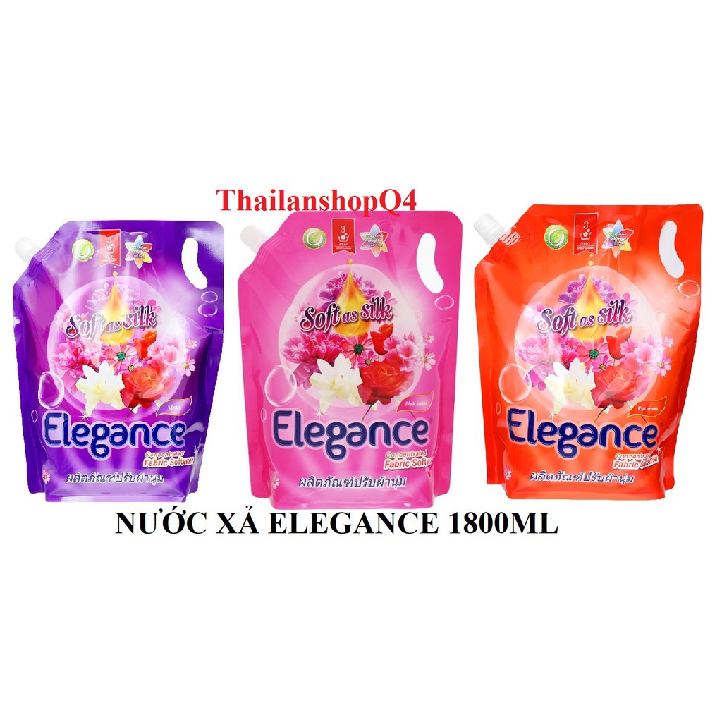 HCM- Nước xả vải Elegance Thái Lan 1800ml