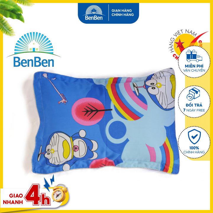 Gối cho bé đi học size 30x40cm, hàng VN + tặng vỏ gối cùng size - Ben Ben - goi ngu cho be - goi em be